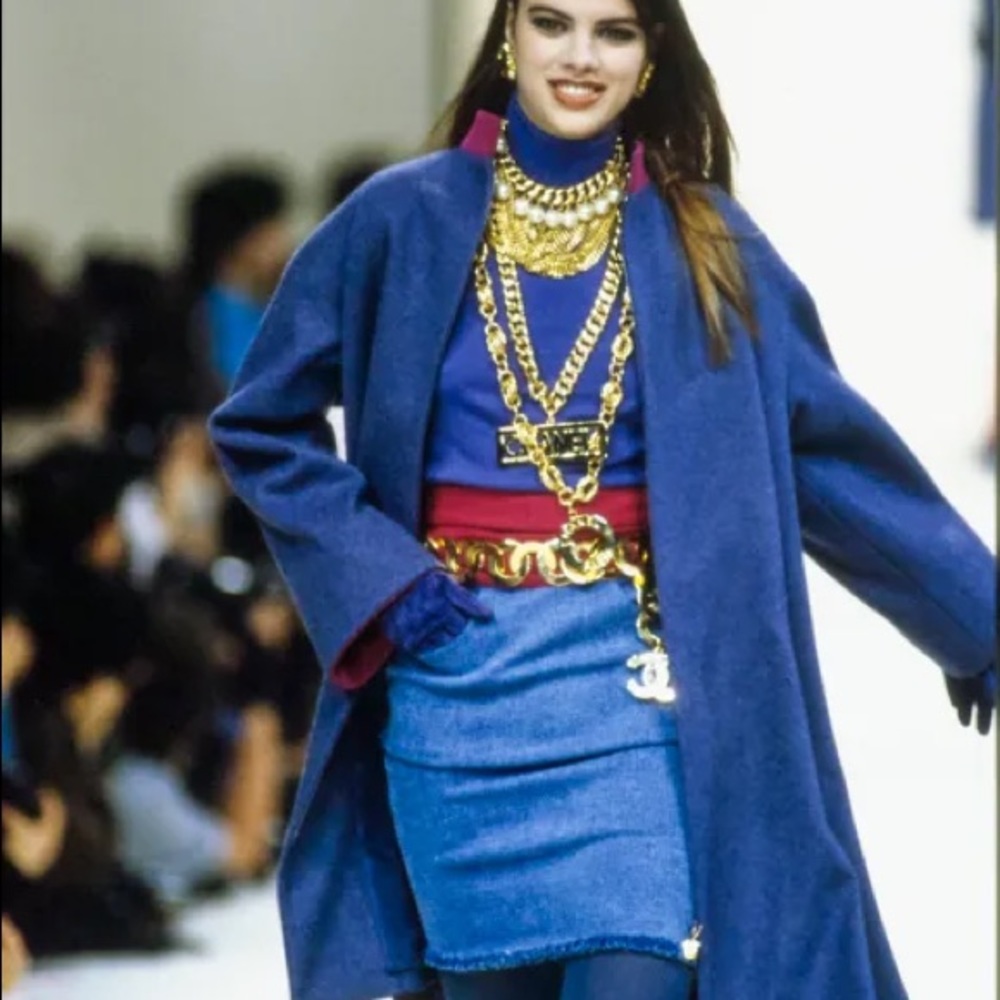 VINTAGE CHANEL FALL 1991 RUNWAY BELT **RARE** - Picture 6 of 6